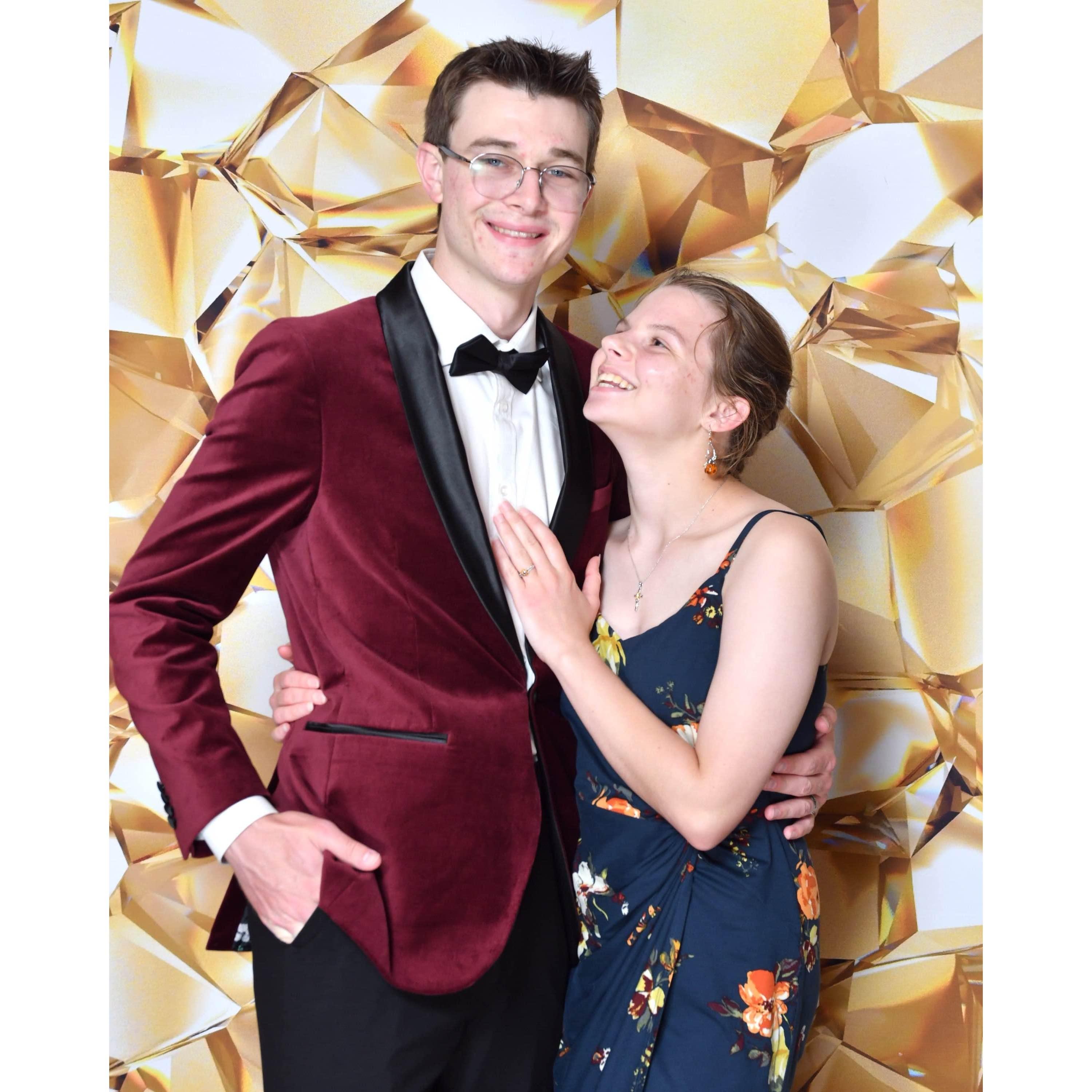 Dressed up on a cruise