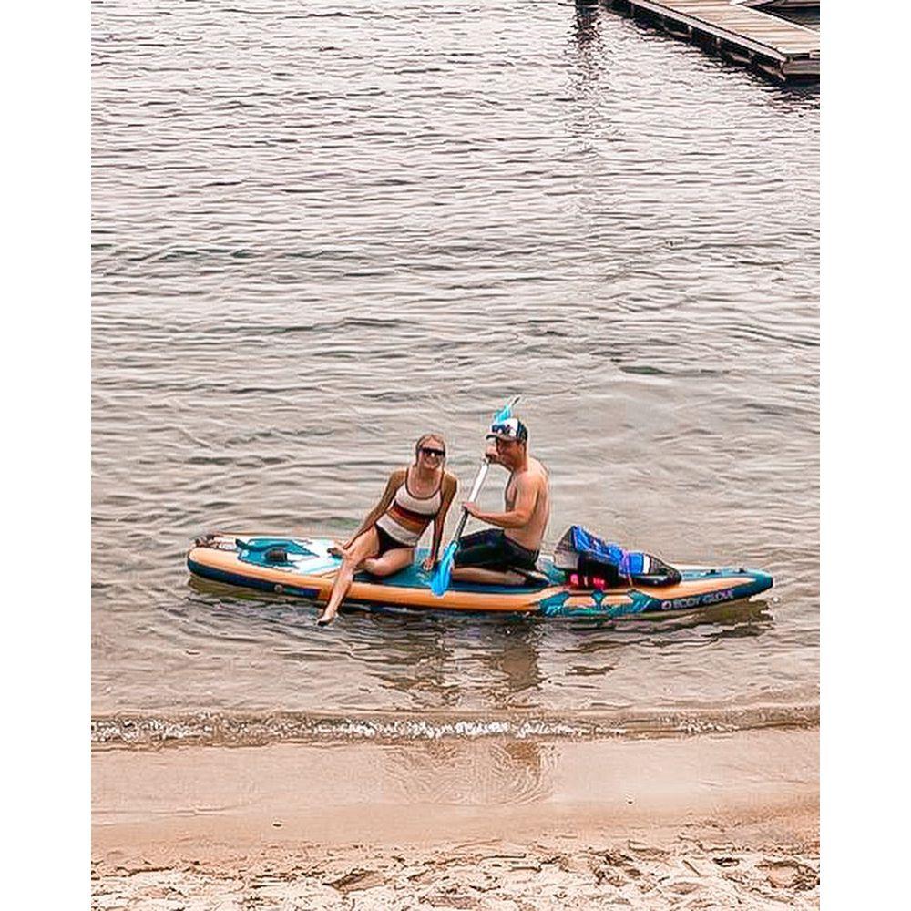 Paddle boarding at our favorite place "Priest Lake"