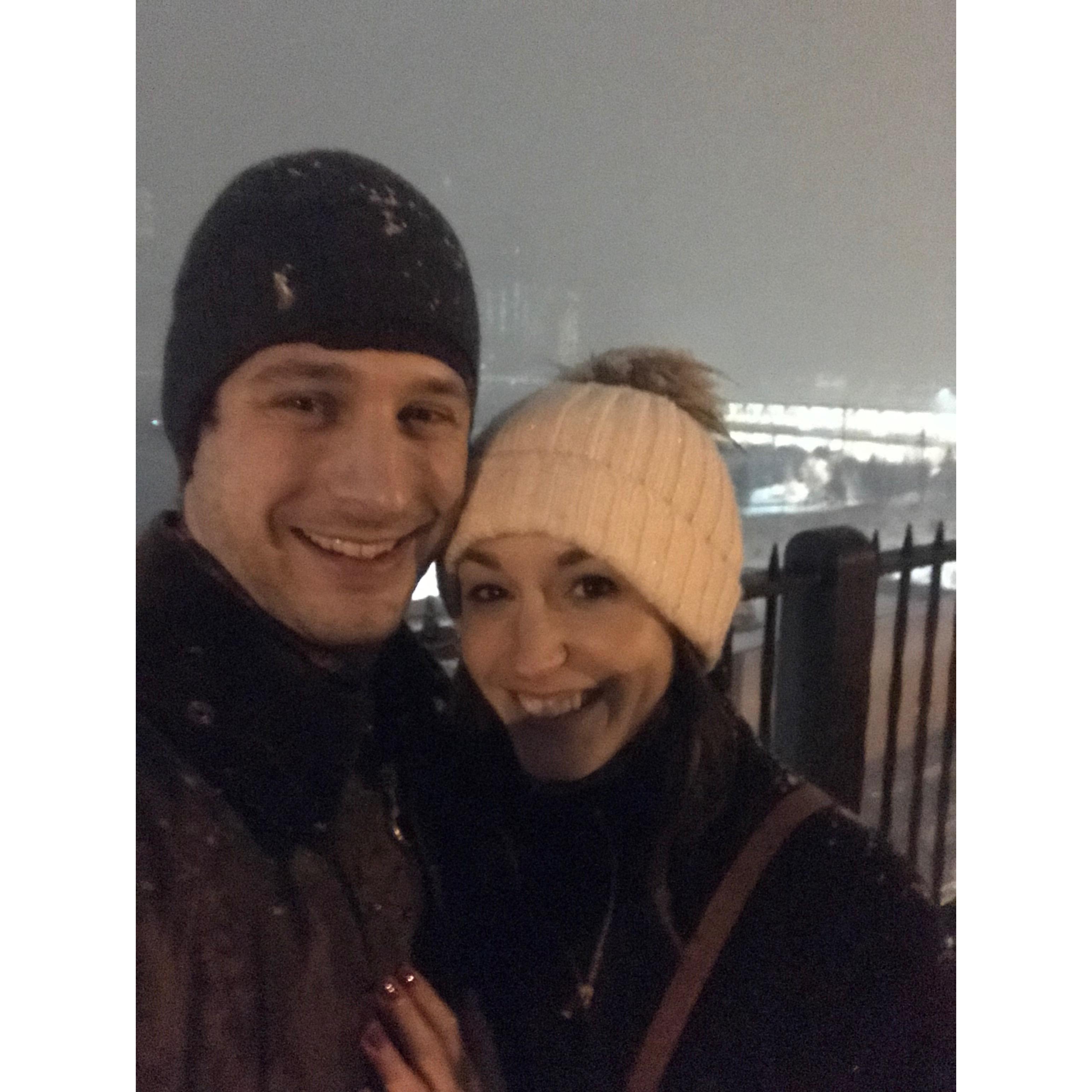 The night we got engaged!