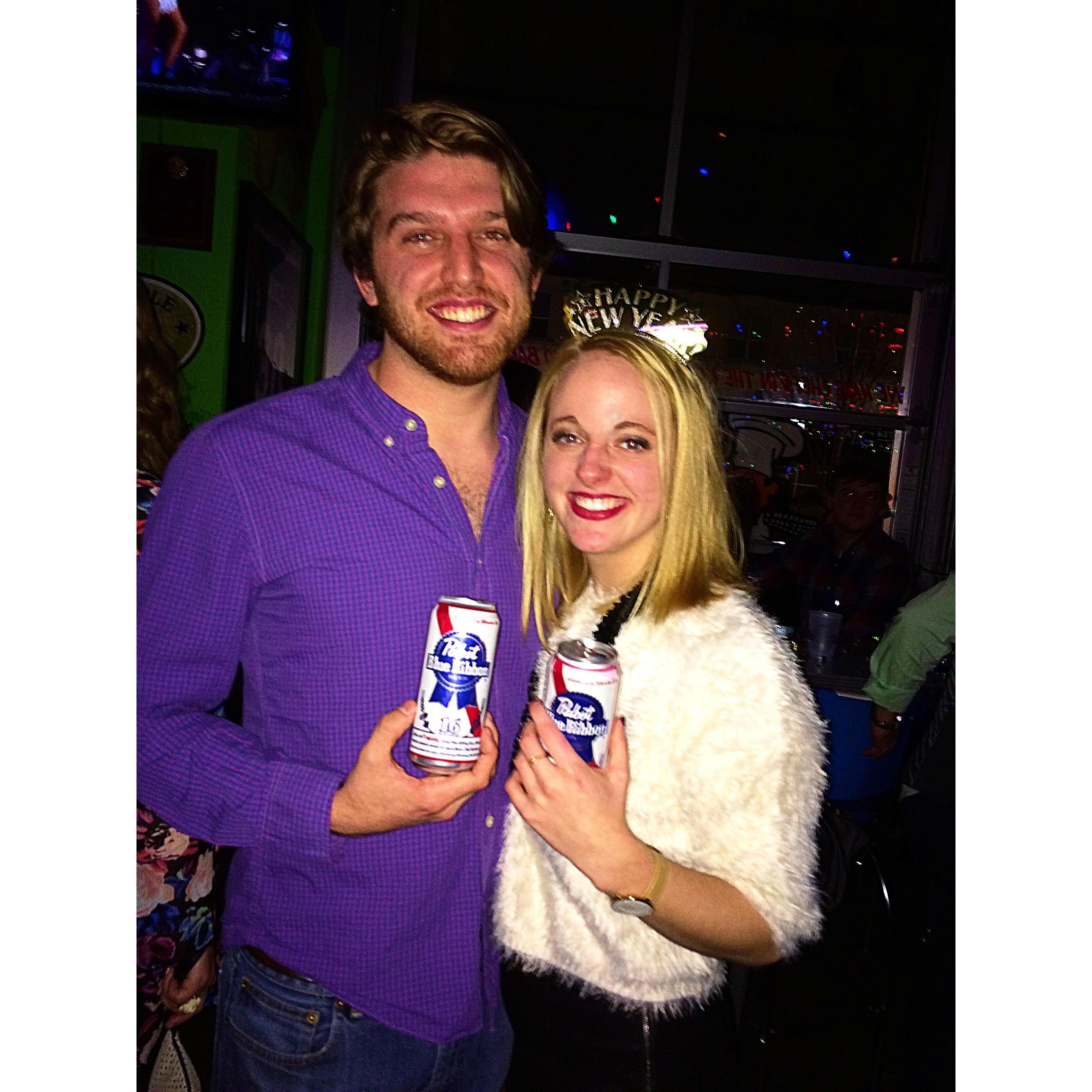 New Years Eve 2014 with $2 PBR Tall Boys