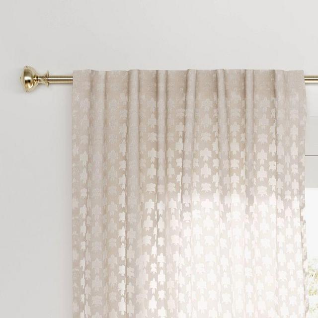 Clipped Textured Light Filtering Curtain Panel - Threshold™