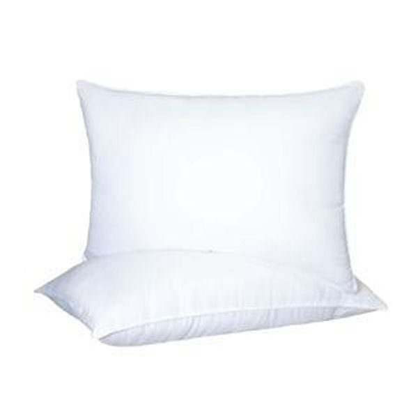Superior Medium Density Down Alternative Solid Pillows, Set of 4 Standard Pillows