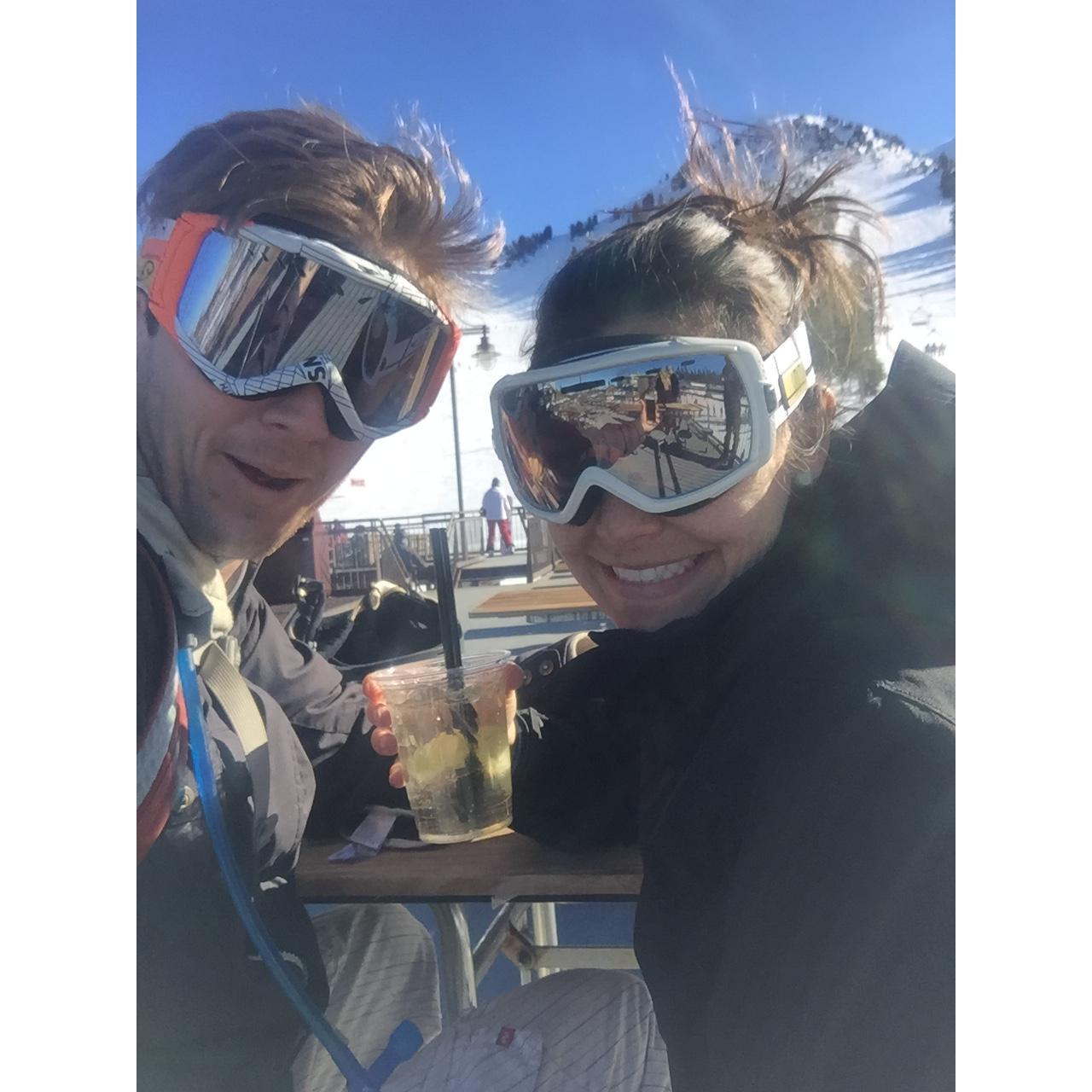 Blue bird days with friends in Mammoth. Winter 2017.