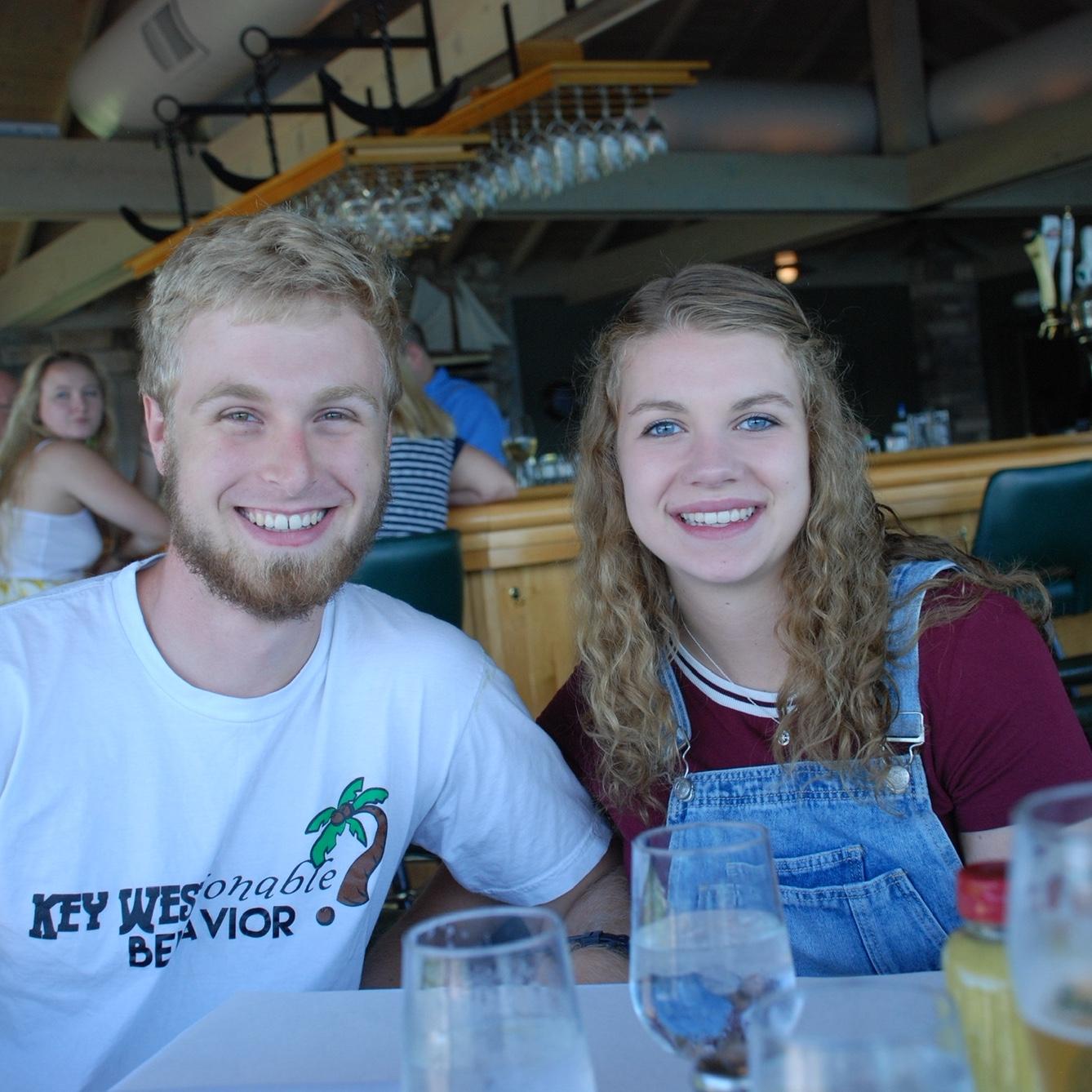 Lunch at Gordon Lodge (our Wedding Venue) in July, 2017