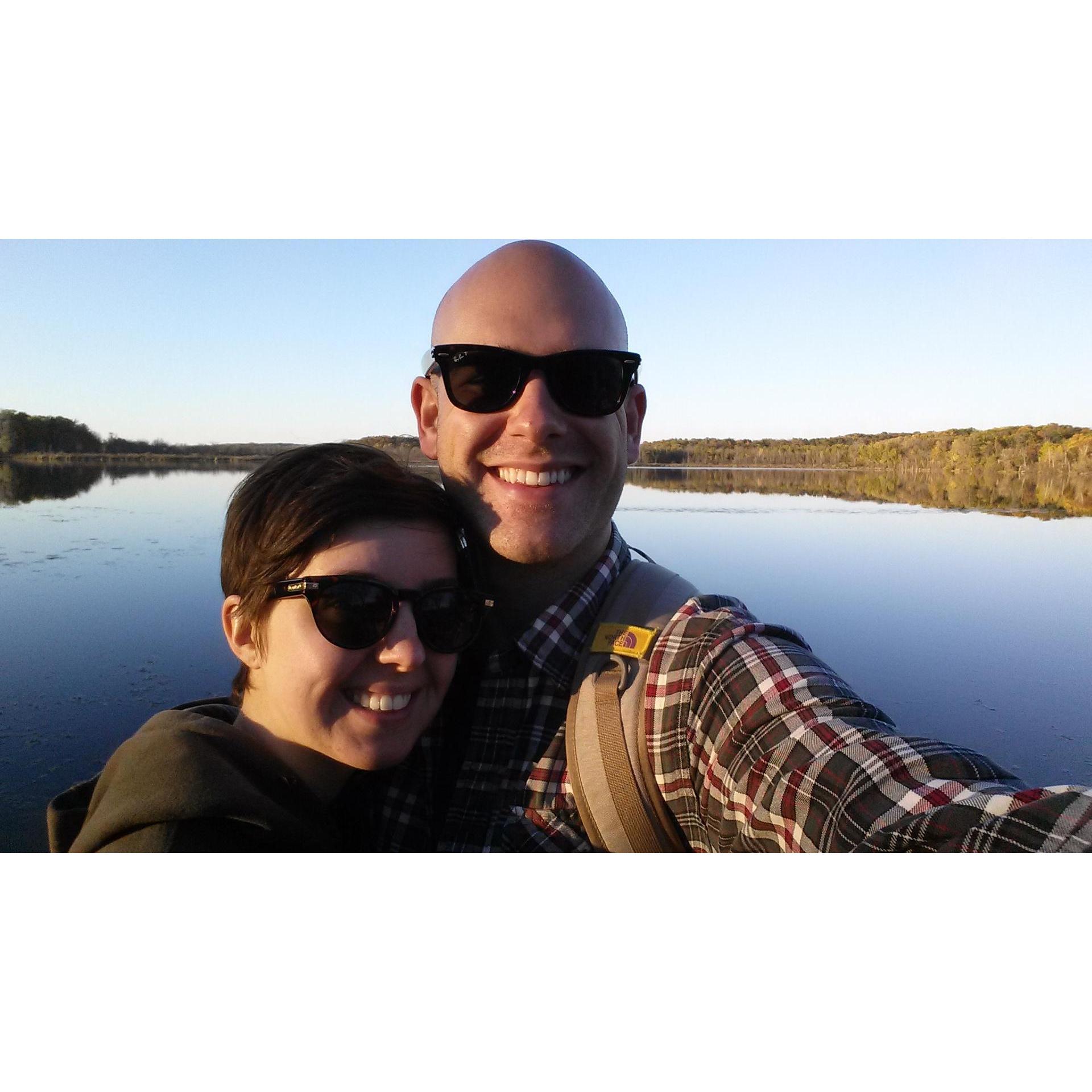 Camping at Mauthe Lake 10.2014