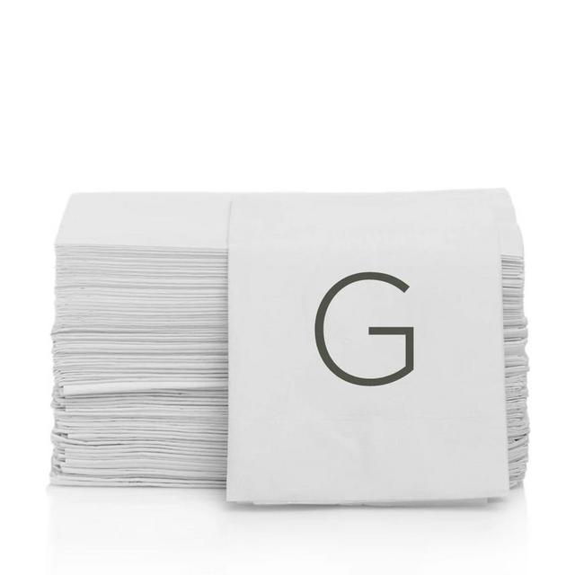 Monogram Hand Towel, G (Set of 50)