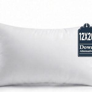 puredown® 12x20 Throw Pillow Inserts Set of 1