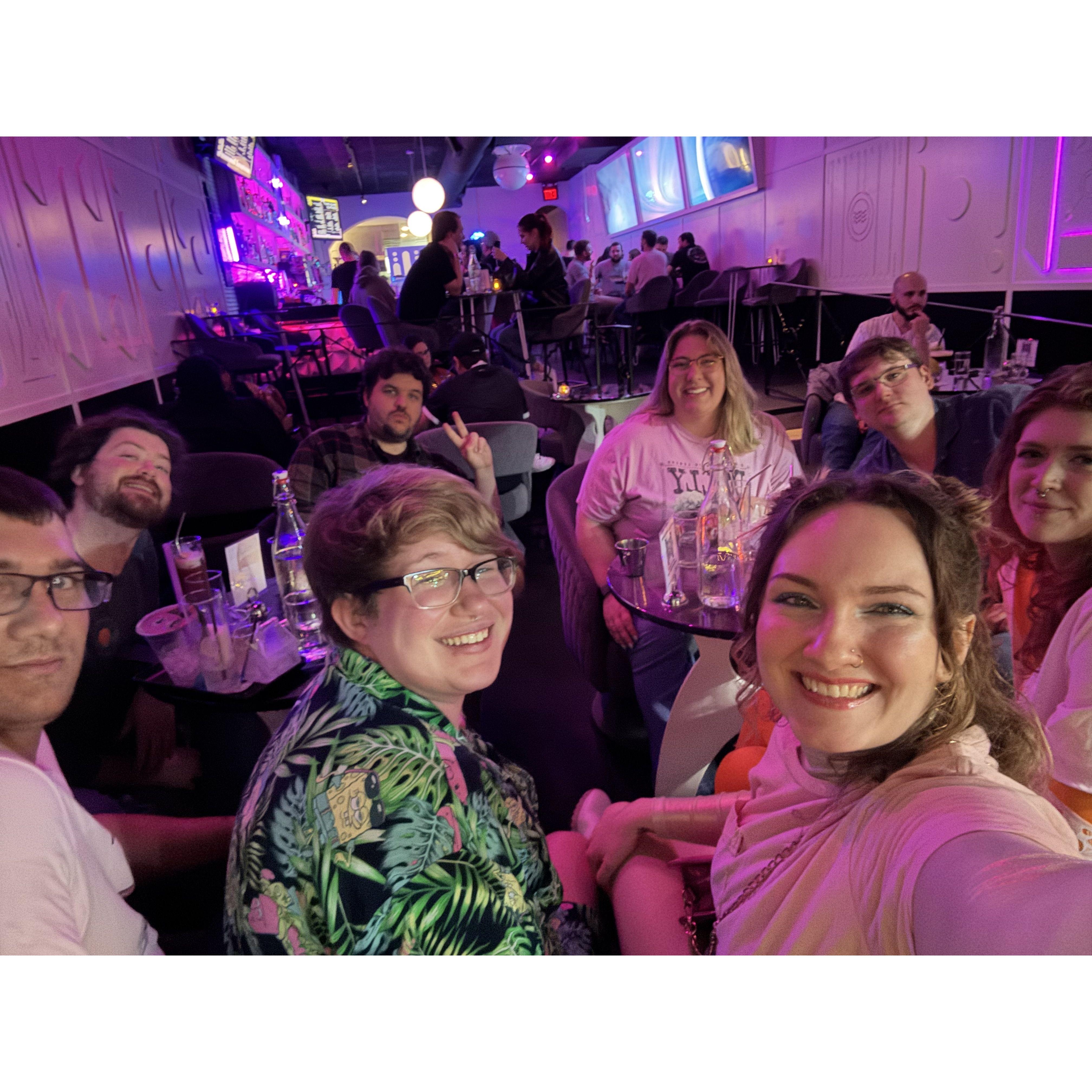 4.5.25 - Celebrating Laura's 28th birthday at Space Bar with friends