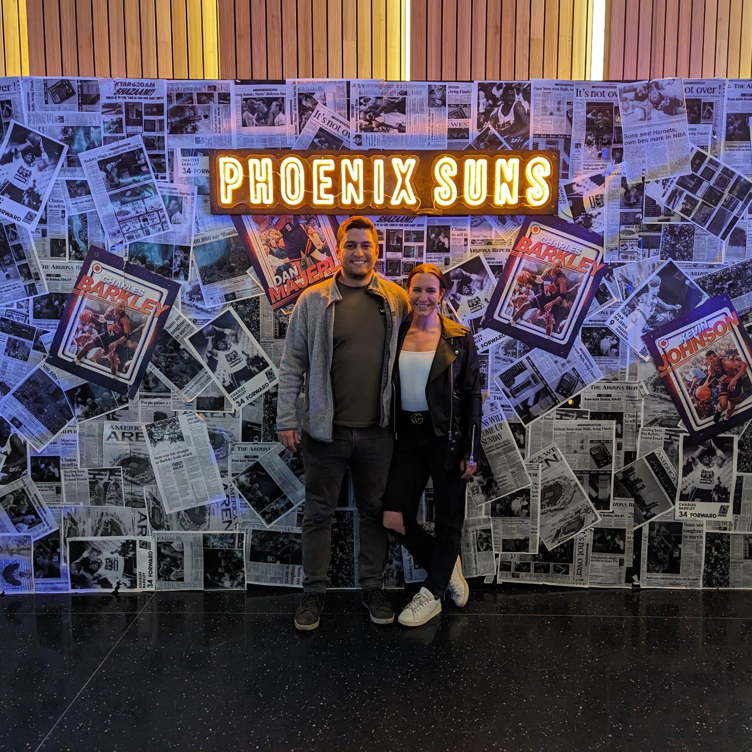 Cheering on the Suns