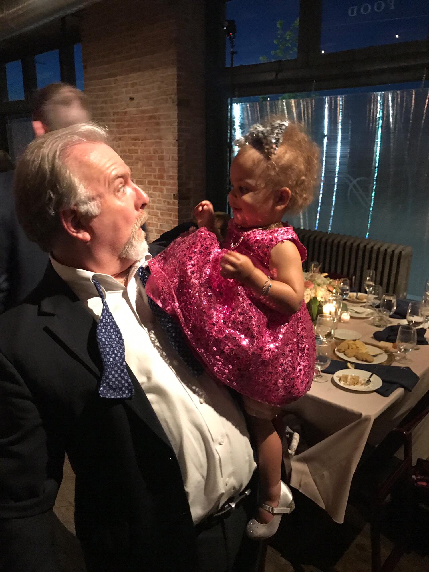 Jayla and her silly grandpa