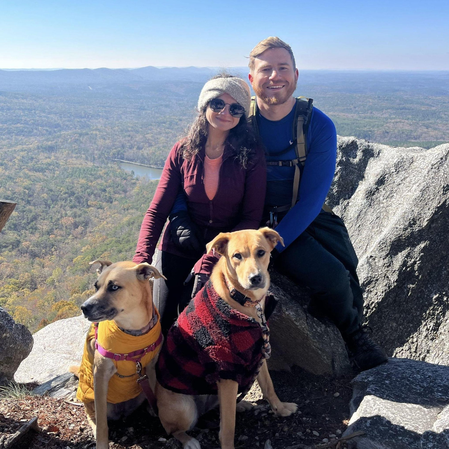 Millie survived her first hike!