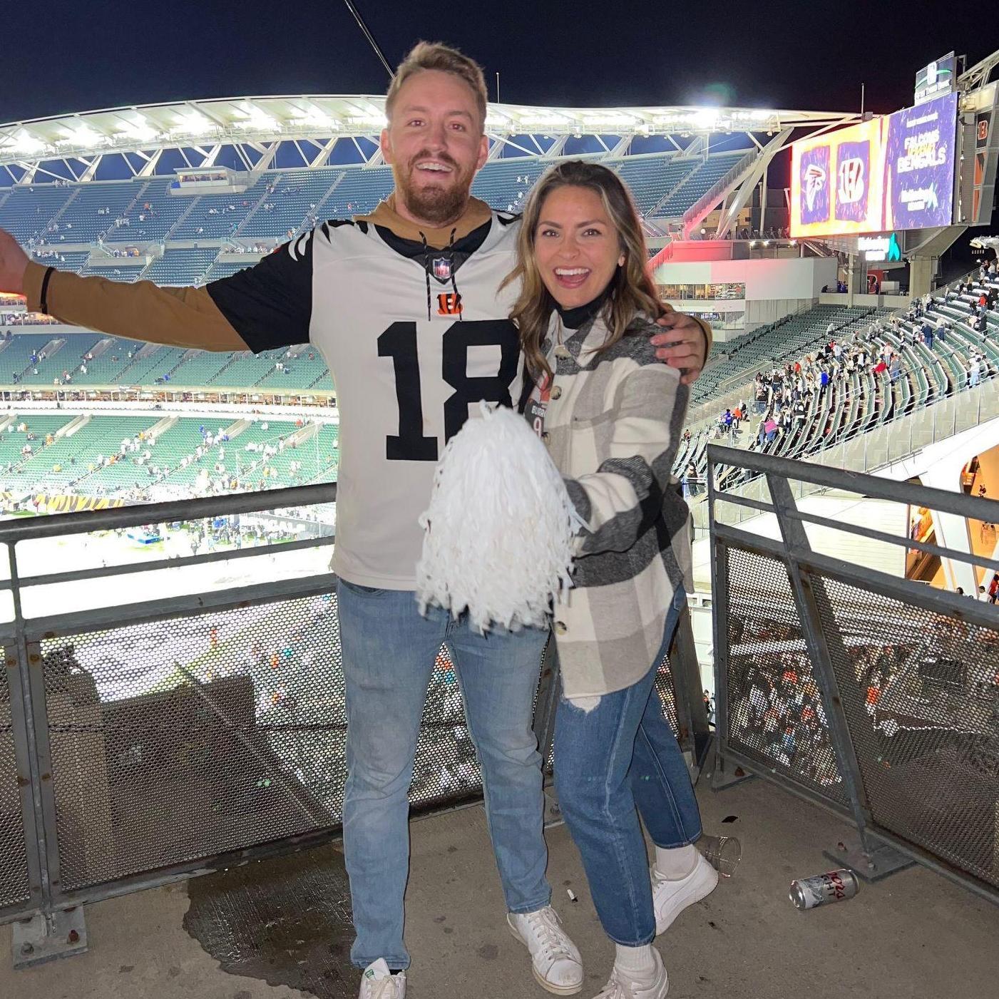 Cheering on the Bengals!