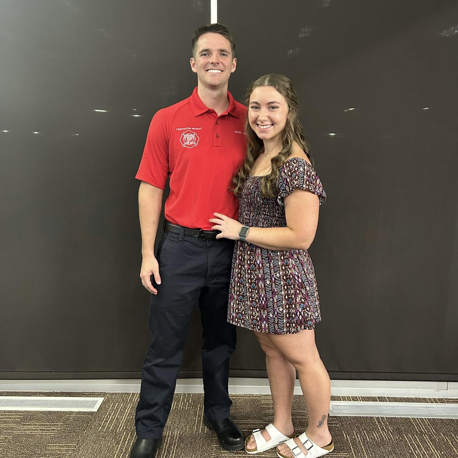Celebrating Daniel graduating paramedic school!