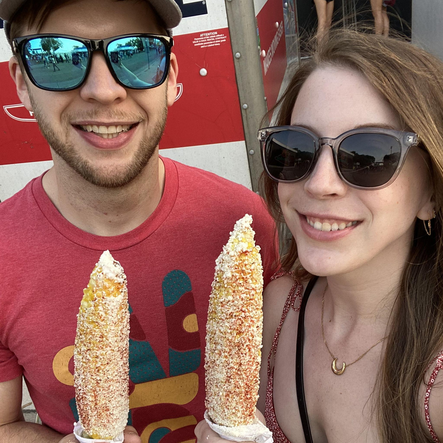 09/11/2021: Basilica Block Party - Nick first introduced Erin to elotes and blew her mind.