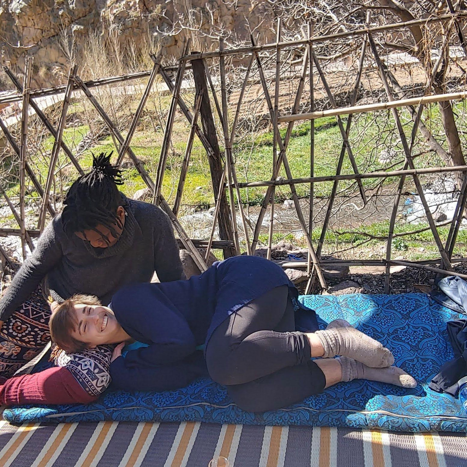 Furiously trying to remember the lyrics to "Unwritten" by Natasha Bedingfield while hiking in the Atlas Mountains