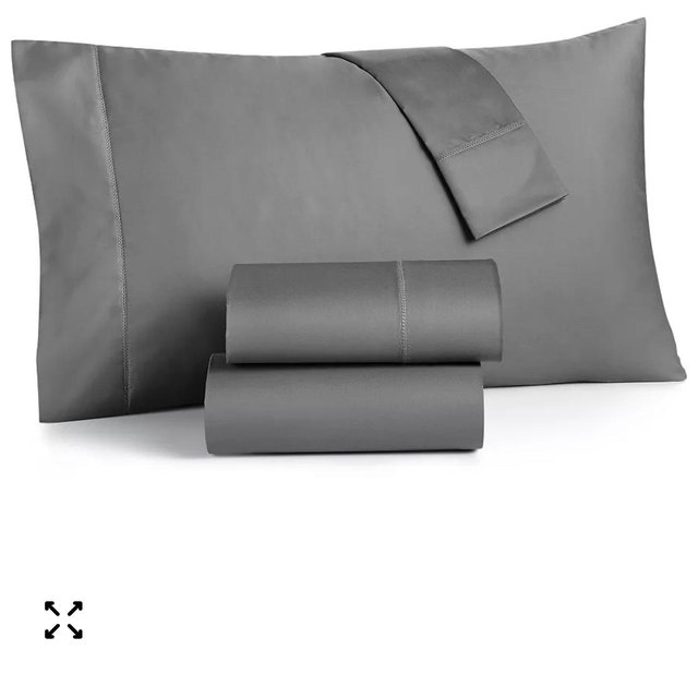 Solid 550 Thread Count 100% Cotton Sheet Sets, Exclusively at Macy’s