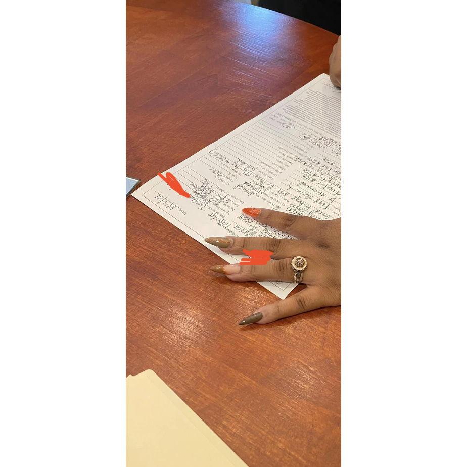 Signing our life away (the venue contract).