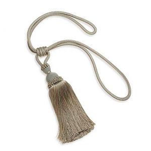 Elegant Window Tassel Tie Back in Aqua