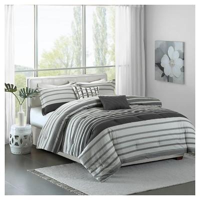 from Target - Audra Striped Cotton Duvet - Full/Queen