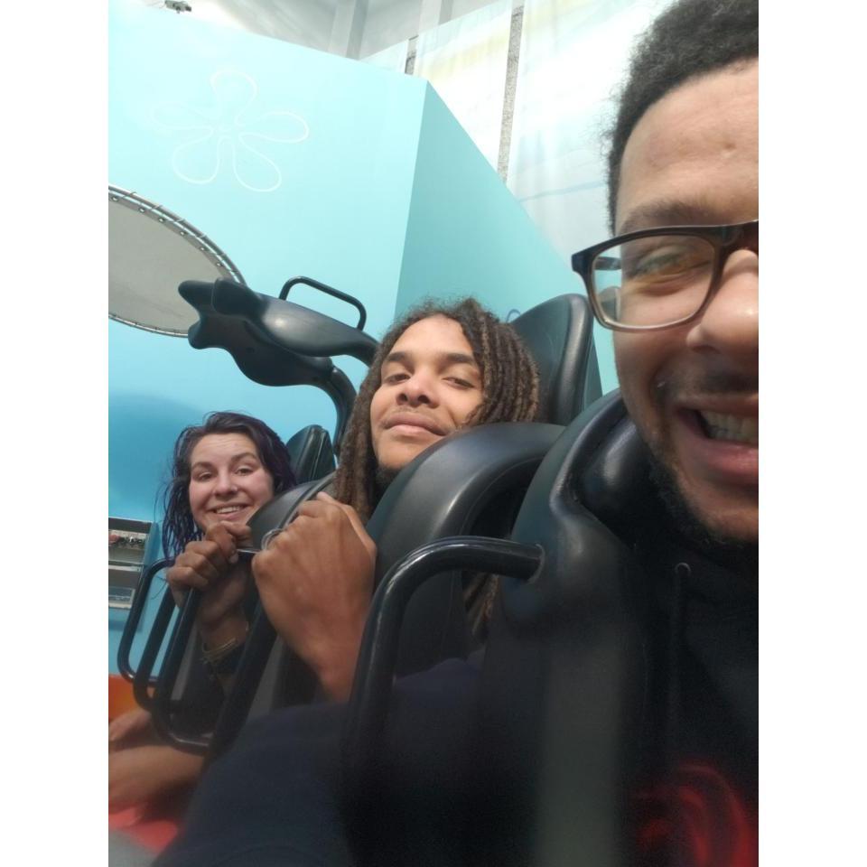 In the mall of America! They have a fricken roller coaster!
