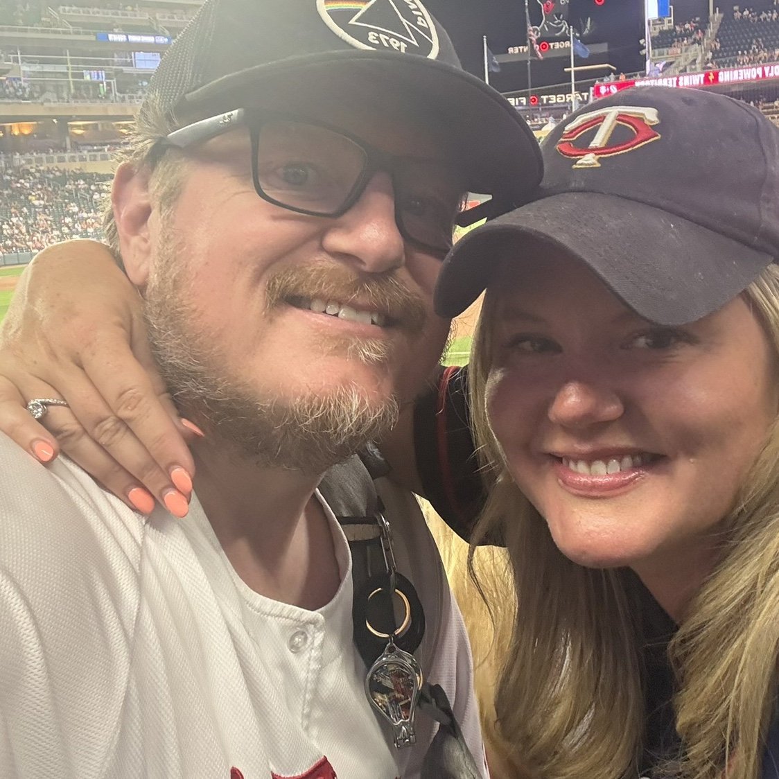 Our engagement at the Twin’s game, Aug 10 2026.