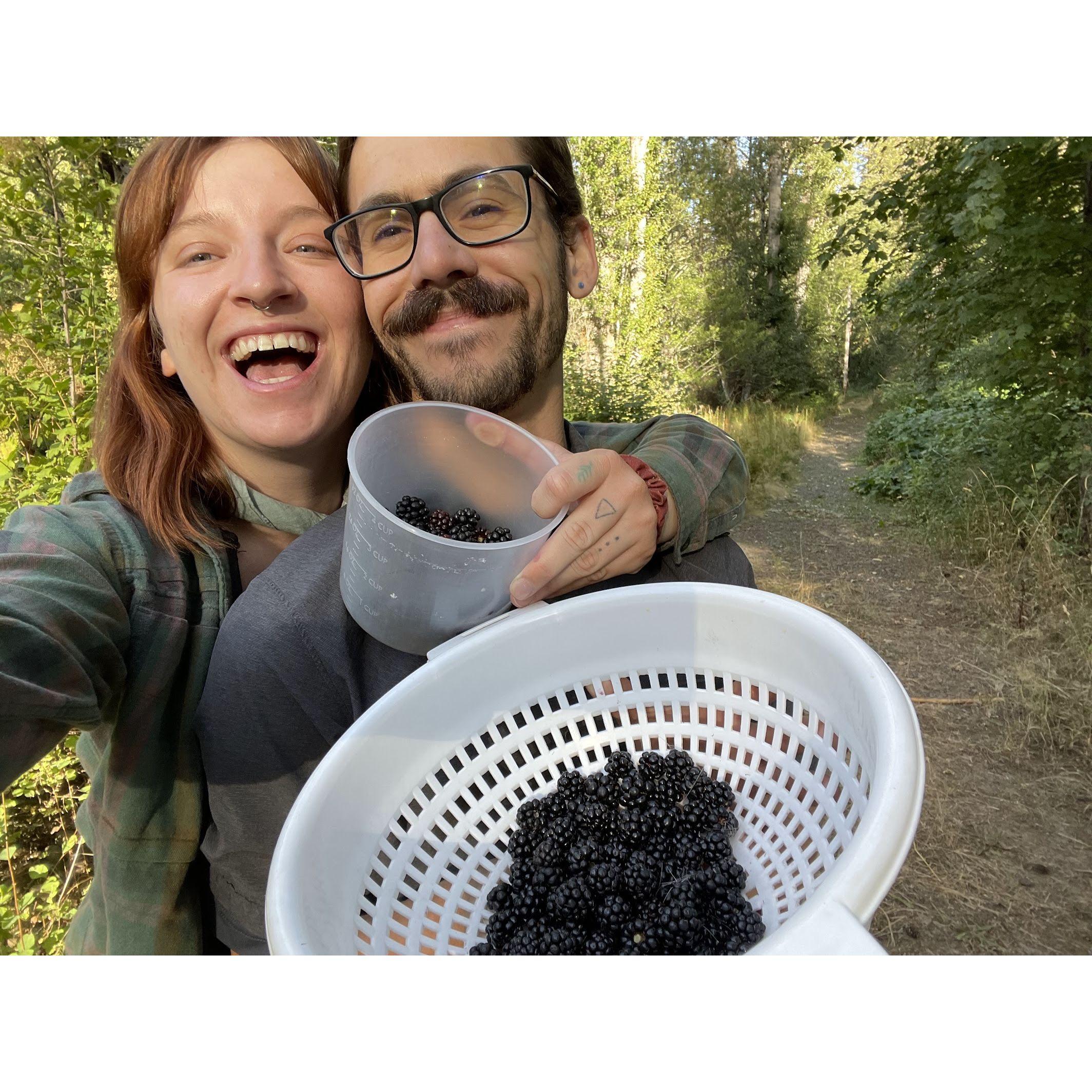Fresh berry season at the cabin!