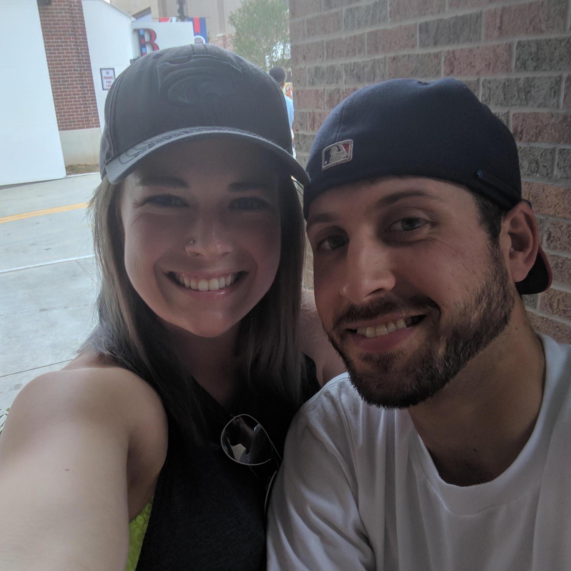 One of our first selfies together
