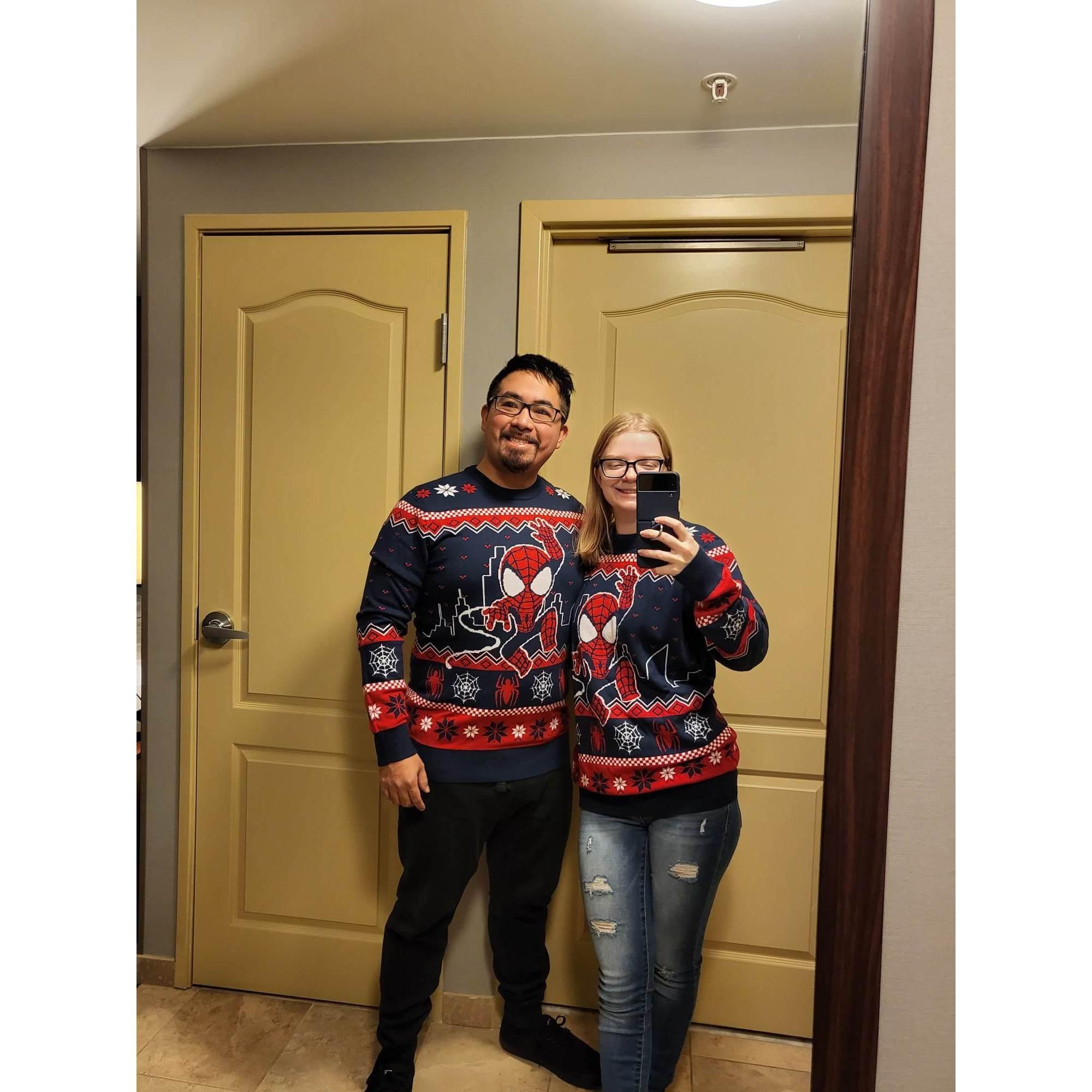 Mall of America wasn't ready for our matching sweaters