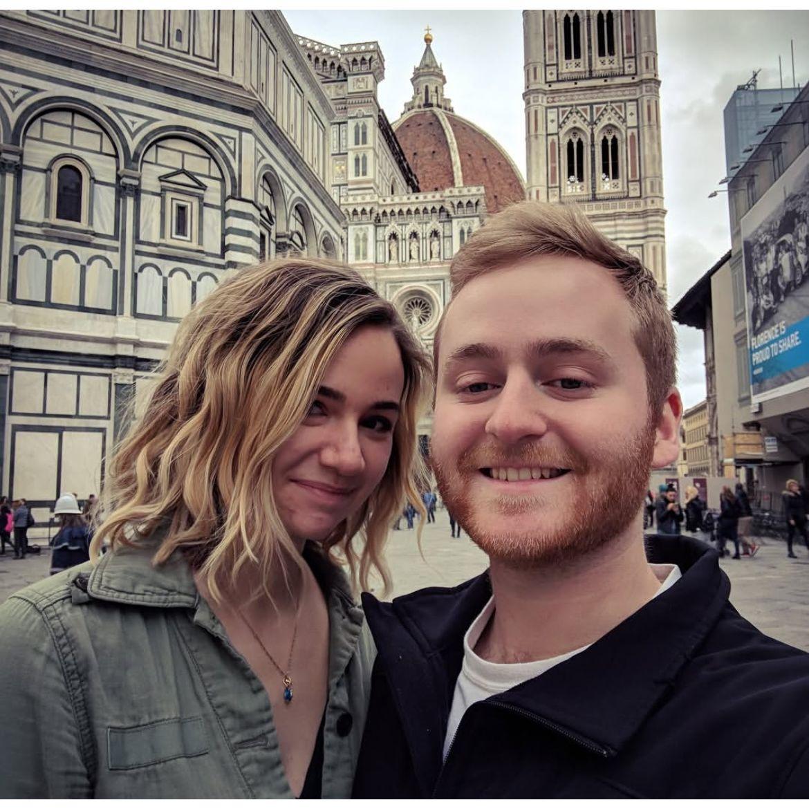 Visiting Kathleen in Florence