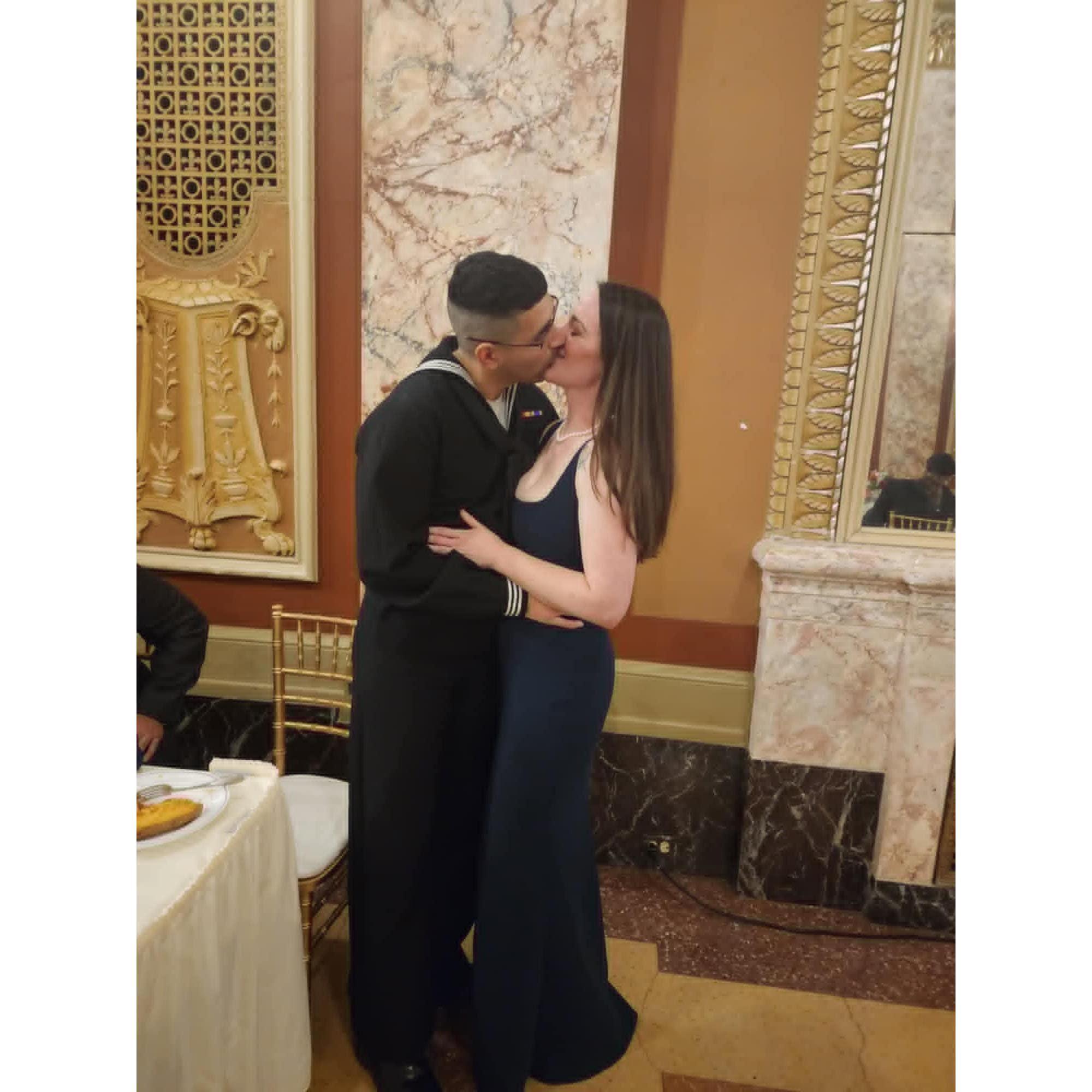 At the wedding of Julian's brother Jon and his beautiful wife, Kristen