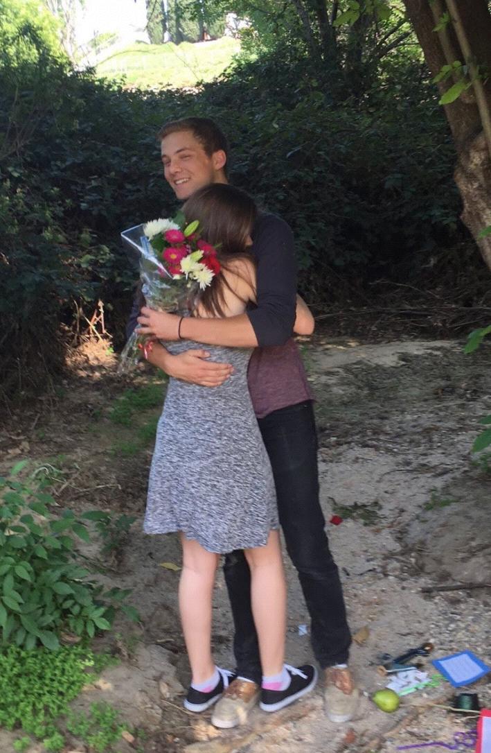Jared asking Katie to senior Prom