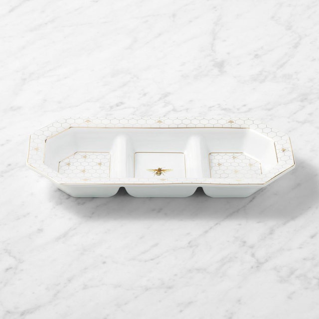 Honeycomb Triple Condiment Dish