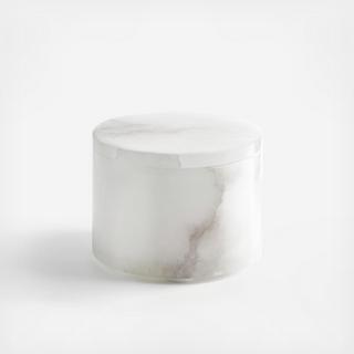 Alabaster Cotton Jar