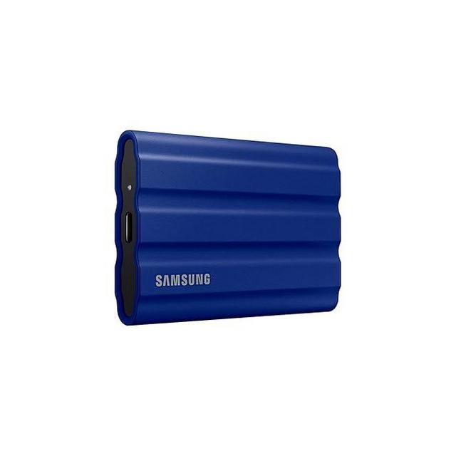 SAMSUNG T7 Shield 1TB, Portable SSD, up to 1050MB/s, USB 3.2 Gen2, Rugged, IP65 Rated, for Photographers, Content Creators and Gaming , External Solid State Drive (MU-PE1T0R/AM, 2022), Blue