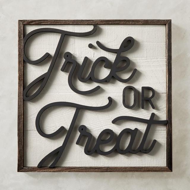 Halloween Trick or Treat Sign