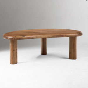 West Elm Cannellini Solid Wood Coffee Table
