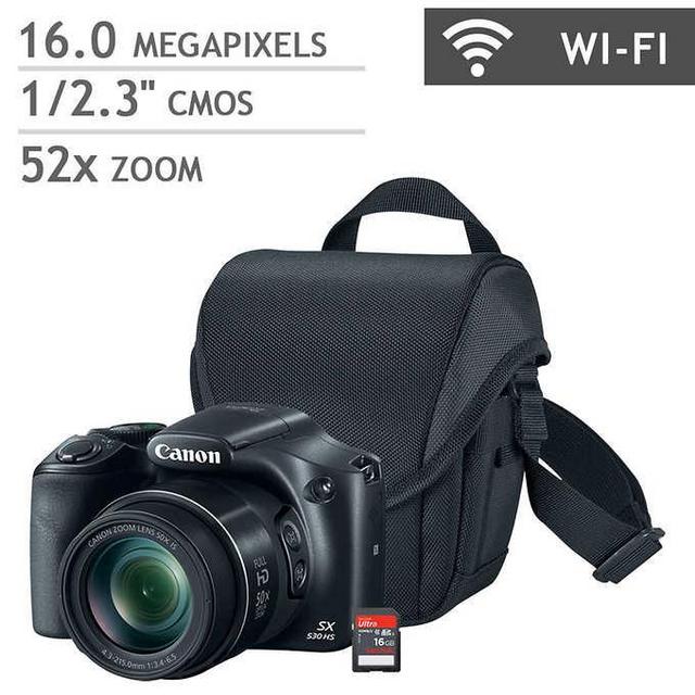 Canon PowerShot SX530 Digital Camera Bundle