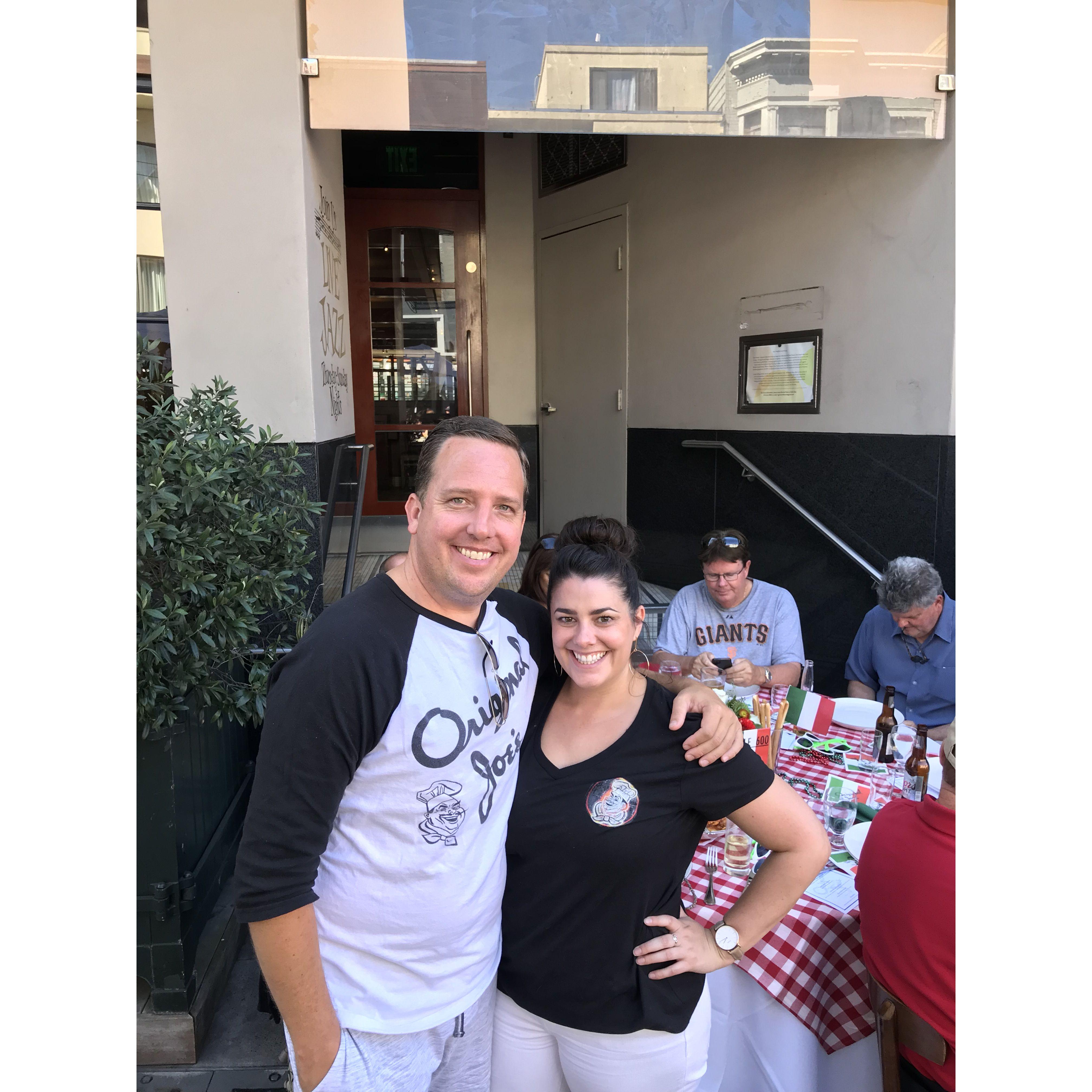 Celebrating the Italian Heritage Festival in North Beach with the OJ's crew! 