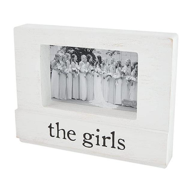 Mud Pie 4 x 6 Wedding Block Frame, The Girls