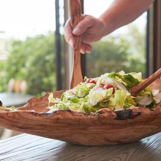 Italian Olivewood Root Salad Bowl