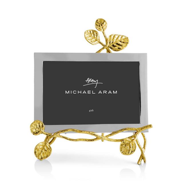 Michael Aram Botanical Leaf Easel Picture Frame, 4" x 6"