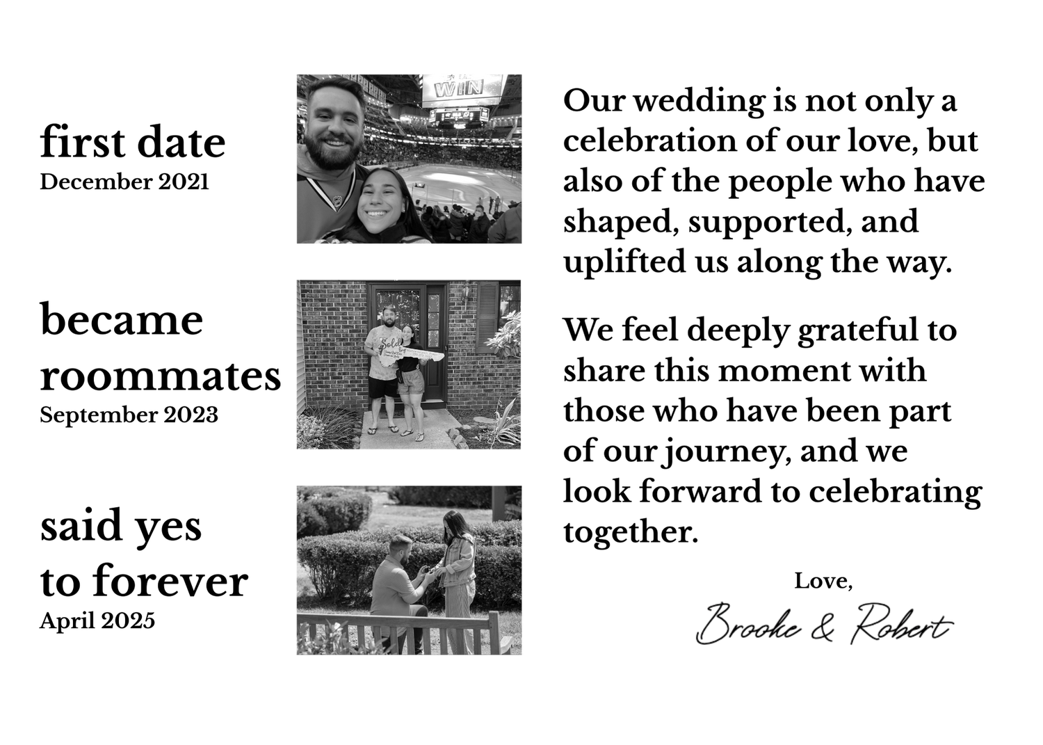 The Wedding Website of Brooke Chlebowski and Robert Kinloch