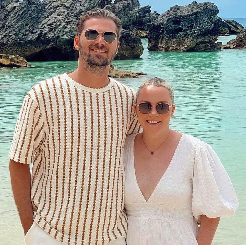The day we got engaged in Bermuda