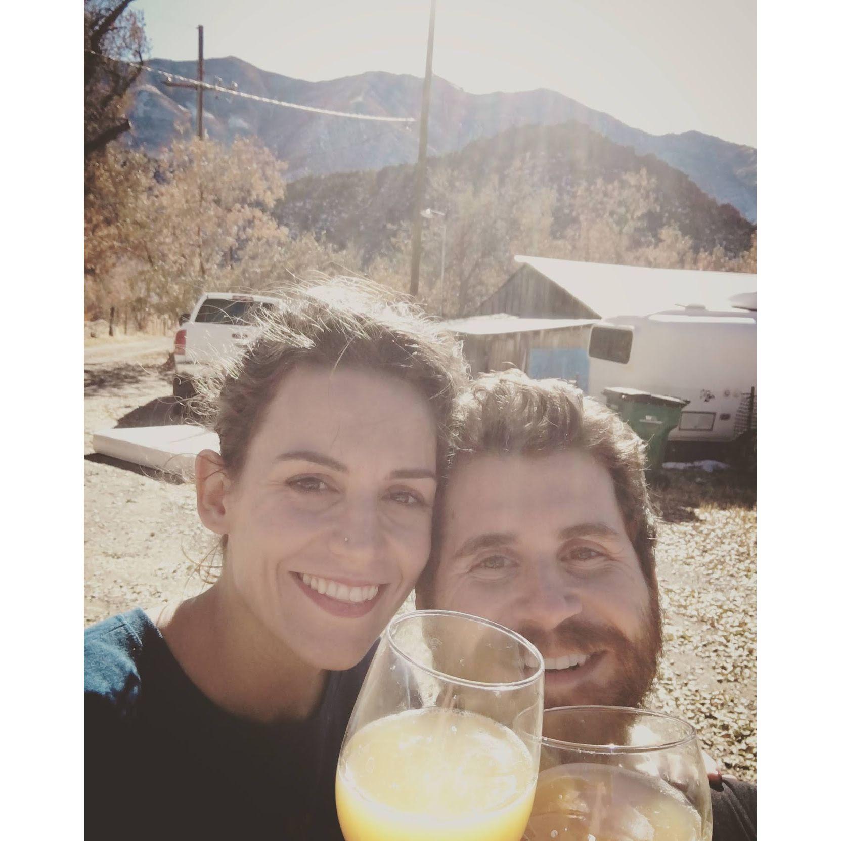Saying goodbye to our mouse infested cabin in Glenwood Springs, CO. November 2019.
