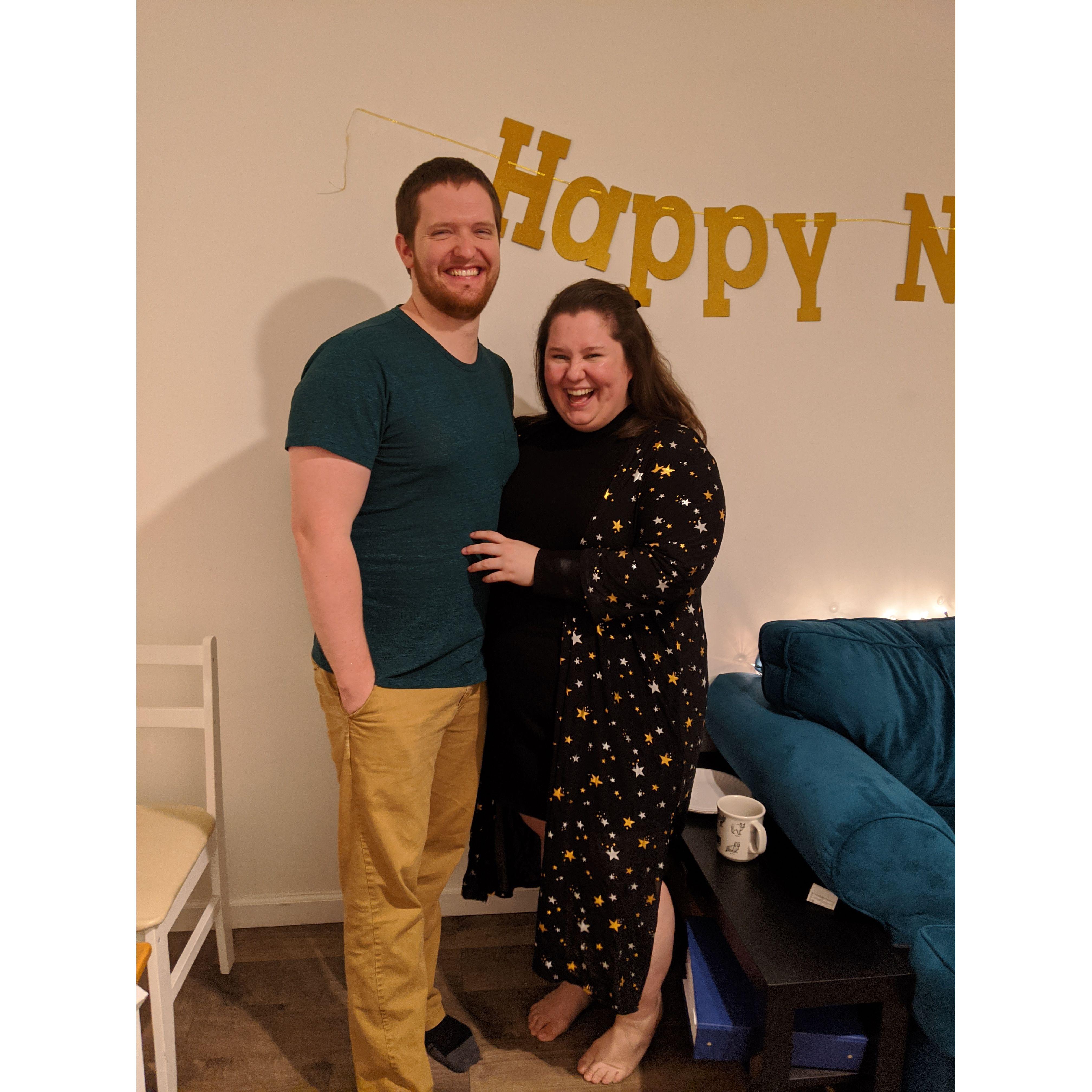 New Year's Eve 2019 in Jamiee's Ridgewood apartment.
