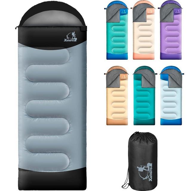 Xelaro Sleeping Bags for Adults Kids - 3 Season Cold&Warm Weather Waterproof Camping Sleeping Bags - Lightweight Sleeping Bags for Camping Hiking Outdoor Travel