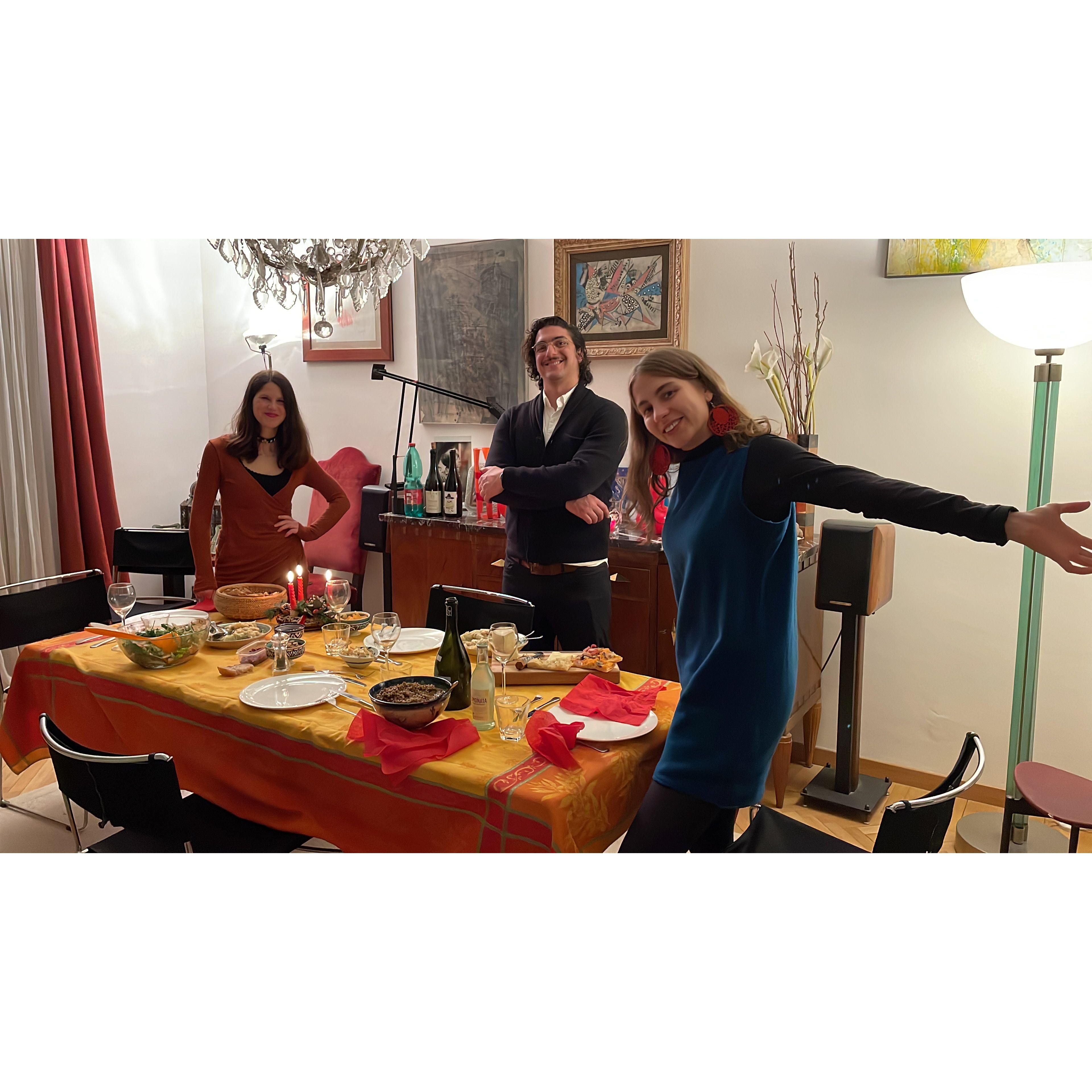 New Years Eve in Torino at the Masoero's...a tradition some of you are well acquainted with!