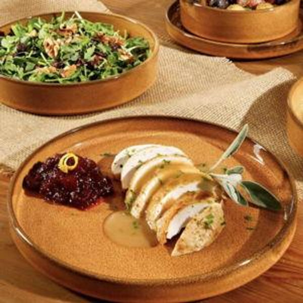 Santorini Mist 16-Piece Dinnerware Set (Color: Turmeric Yellow)