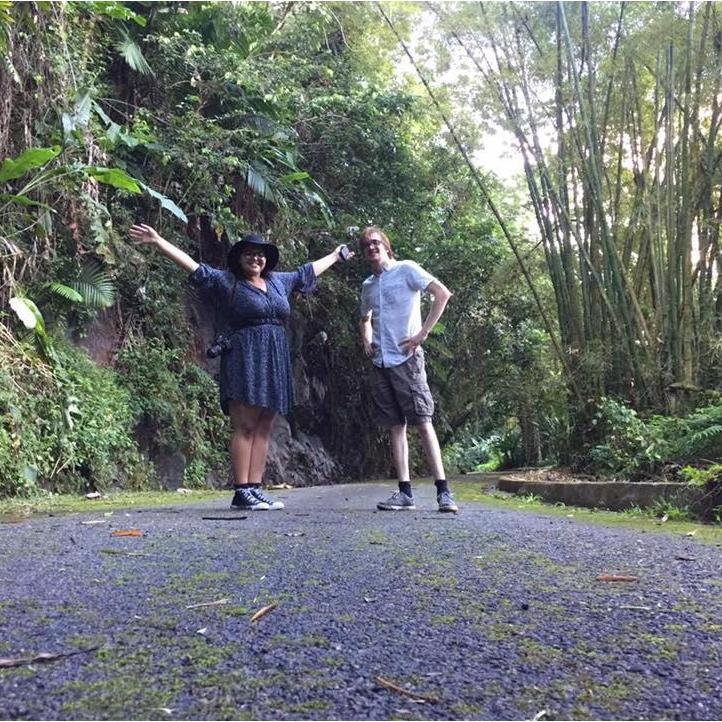 We are in the wilderness called El Yunque, PR