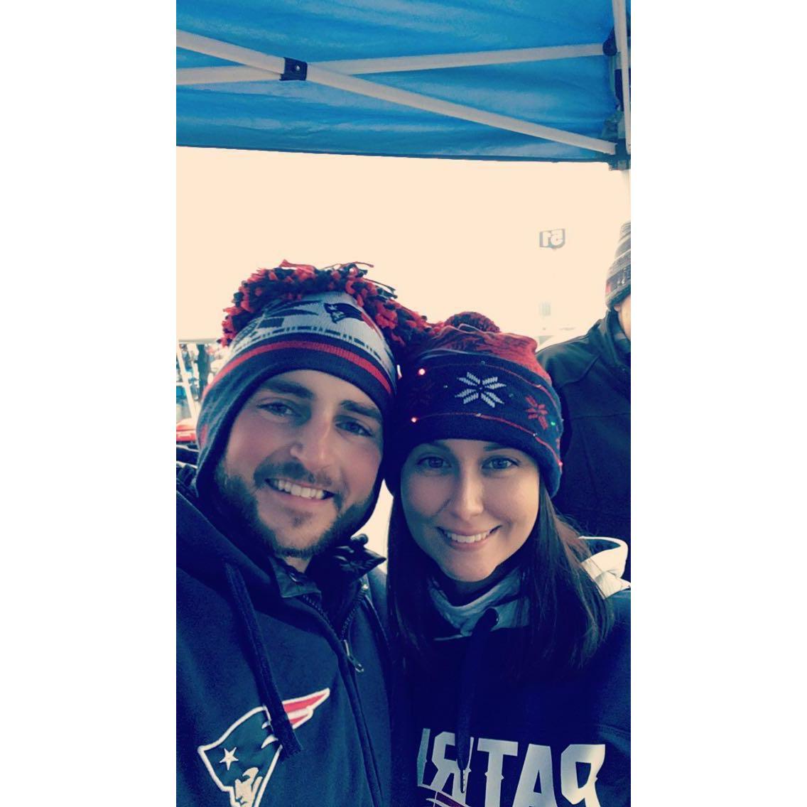 Sean brought me to my very first Patriot's game!